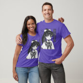Anime muziek t-shirt (Unisex)