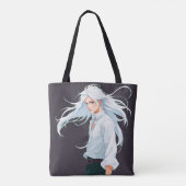 Anime Mystery Man Canvas tas (Achterkant)