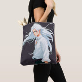 Anime Mystery Man Canvas tas (Dichtbij)