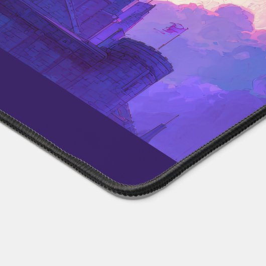 Anime Mystic Purple Kingdom Magical Fantasy Castle Bureaumat (Hoek)