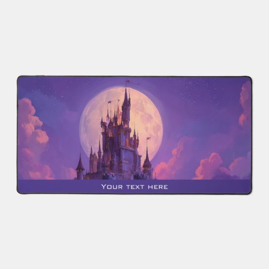 Anime Mystic Purple Kingdom Magical Fantasy Castle Bureaumat (Voorkant)