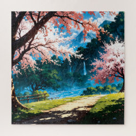 Anime natural landscape legpuzzel