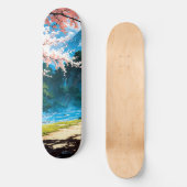 Anime natural landscape persoonlijk skateboard (Voorkant)