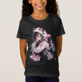 Anime Neko Bestfriend T-shirt (Voorkant)