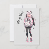 Anime Neko Kawaii meisje karakter