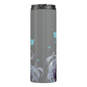 Anime Neko Kawaii Meisjesreeks Thermosbeker (Achterkant)