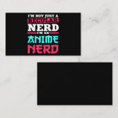 Anime Nerd Clothing Manga Art Cosplay Otaku Gift Visitekaartje (Voorkant / Achterkant)