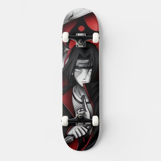 Anime Ninja Karakter Grafische Skateboard Deck (Voorkant)