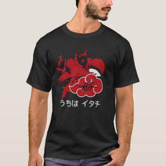 Anime Ninja Kraai Silhouette Grafische T-Shirt