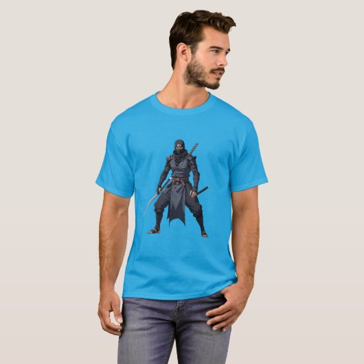 Anime Ninja Warrior T-Shirt (Voorkant volledig)