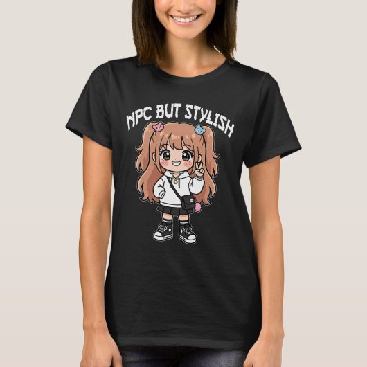 ANIME - NPC MAAR STIJLVOL T-SHIRT (Voorkant)