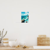 Anime Ocean Cliff Breeze Wall Art Poster (Keuken)
