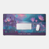 Anime Ocean Kawaii Fantasy Night Sky Floral Glow Bureaumat (Keyboard & Muis)