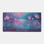 Anime Ocean Kawaii Fantasy Night Sky Floral Glow Bureaumat (Voorkant)