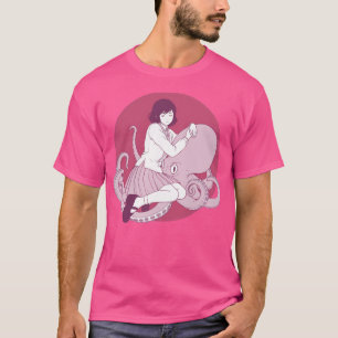 Anime Octopus Girl Kawai T-shirt