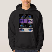 Anime ogen hoodie (Voorkant)