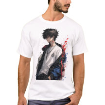 Anime Ogen "IK ZIE JE" Witte T-Shirt | Origineel A