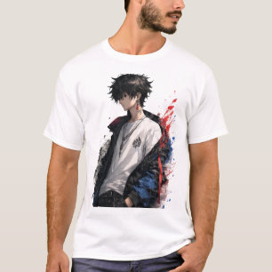 Anime Ogen "IK ZIE JE" Witte T-Shirt Origineel A