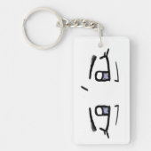 Anime-ogen Sleutelhanger (Voorkant)