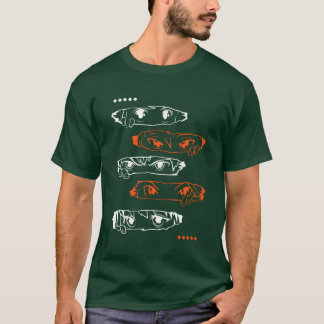 Anime-ogen speciale gift voor anime-liefhebbers t-shirt