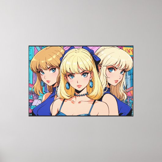 Anime op canvasprint canvas afdruk (Voorkant)