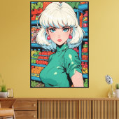 Anime op canvasprint canvas afdruk (Insitu (Woonkamer))