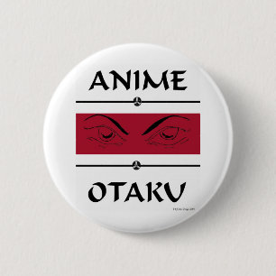Anime Otaku Evil Eyes Ronde Button 5,7 Cm