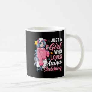 Anime Otaku Gift is gewoon een meisje dat van Anim Koffiemok