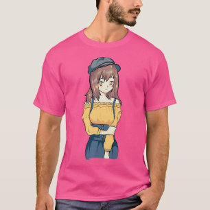 Anime Otaku GirlAutumnJapan Culture ArtAesthetics T-shirt