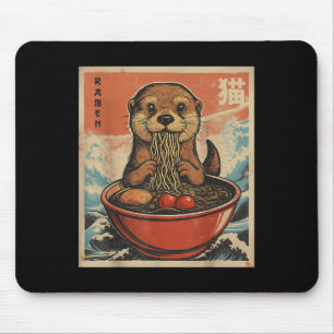 Anime Otter Ramen Japanese Funny Kawaii Gift Manne Muismat