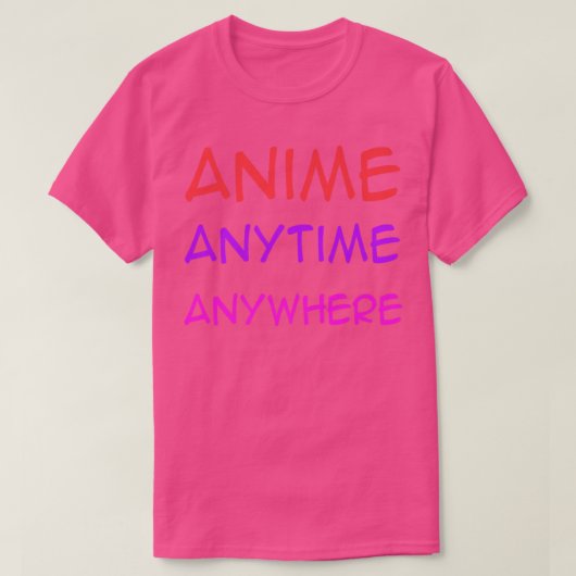 Anime overal waar Premium T-shirt (Design voorkant)