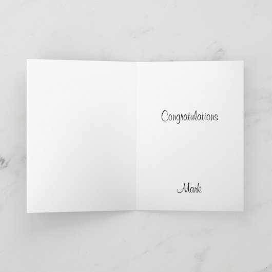 Anime paar bruiloft Chibi Feestdagen Kaart (Binnen)