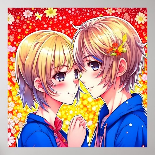 anime paar poster (Voorkant)