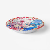 Anime Paar Unieke Bruiloft Papieren Kommen (Gebogen)