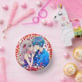 Anime Paar Unieke Bruiloft Papieren Kommen (Feest)