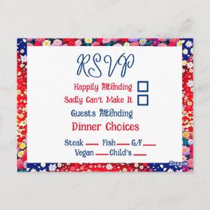 Anime Paar Unieke Bruiloft RSVP Briefkaart