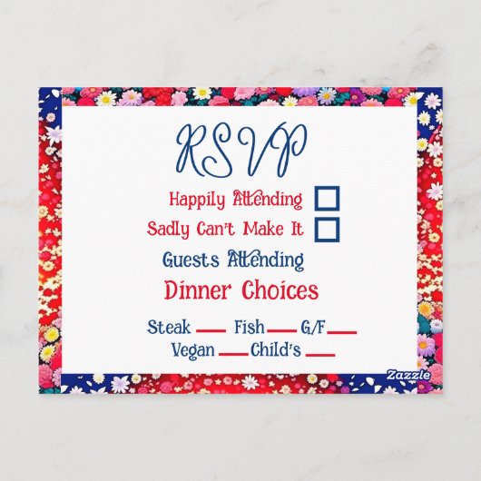 Anime Paar Unieke Bruiloft RSVP Briefkaart (Achterkant)