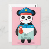 Anime Panda, Happy Postcrossover, Briefkaart (Voorkant / Achterkant)