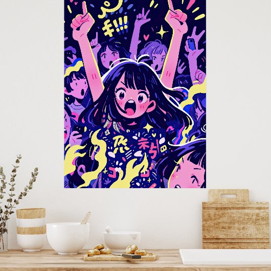 anime party poster (Keuken)