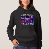 Anime Paused Talk Fast Hoodie (Voorkant)