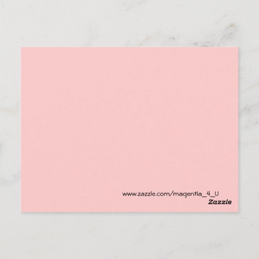 Anime Peace Grunge Briefkaart (Achterkant)