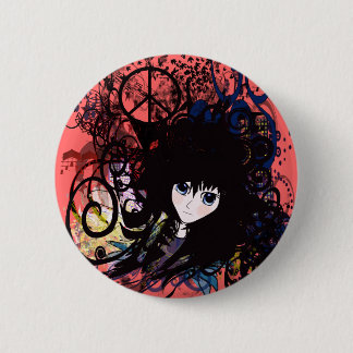 Anime Peace Grunge Ronde Button 5,7 Cm