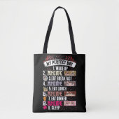 Anime Perfect Day Otaku Girl Japanse Manga Tote Bag (Voorkant)