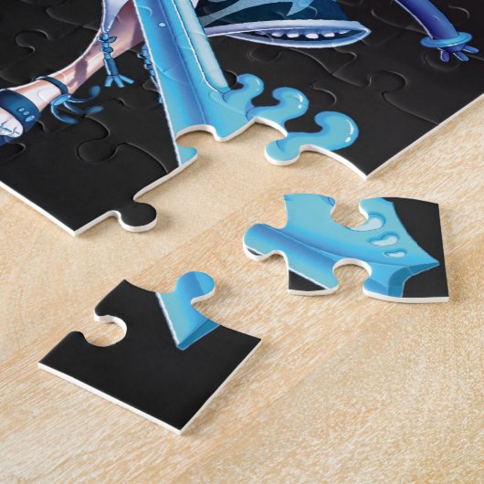 Anime Pirate Girl Legpuzzel (Zijkant)