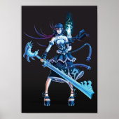 Anime Pirate Girl Poster (Voorkant)