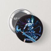 Anime Pirate Girl Ronde Button 5,7 Cm (Voorkant /achterkant)
