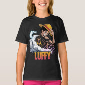 Anime Pirate Warrior Sticker – Straw Hat Hero Powe T-shirt (Voorkant)