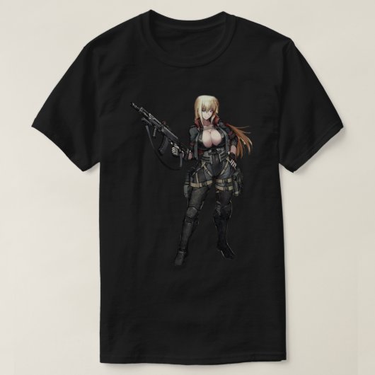 anime pistool anime pistool anime pistool t-shirt (Design voorkant)