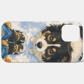 Anime Playful Dog Phone Case Galaxy & IPhone (Achterkant (horizontaal))