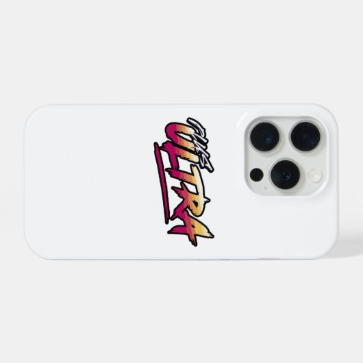 Anime Plus Ultra iPhone Hoesje (Achterkant horizontaal)
